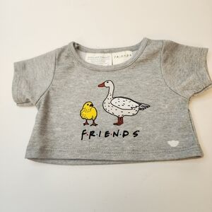 Build a Bear Workshop Friends Tshirt With Duck And Chick Graphic